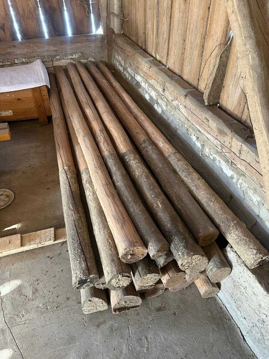 Wałki słupki belki ogrodzeniowe drewniane