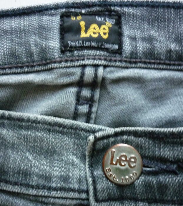 Męskie spodnie jeansowe LEE rozmiar L jeans W32 L34 STRETCH wys gratis