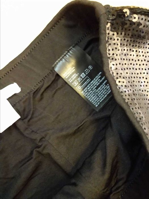 Леггінси H&M пйаєтки Яскраві штани  НОВІ лак кожу блеск паетки лосіни