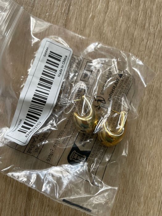 Kolczyki damskie lezki - nowe!