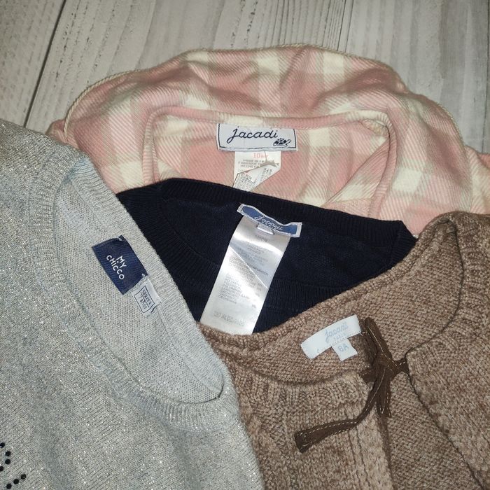 Jacadi, Chicco  платье,свитер,жилетка