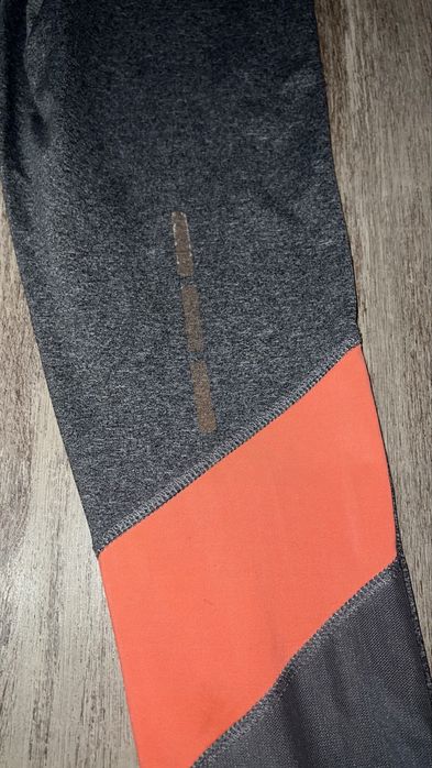 Legginsy do biegania M 38 Damski odblaski kieszonka