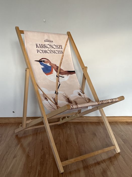 Leżak ogrodowo plażowy