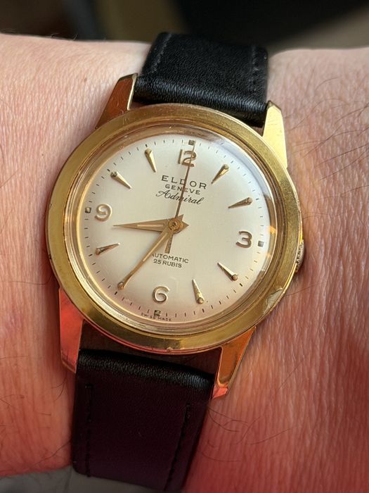 Eldor Geneve Admiral Automatic 25 Rubis Swiss made, rozmiar 35/43mm
