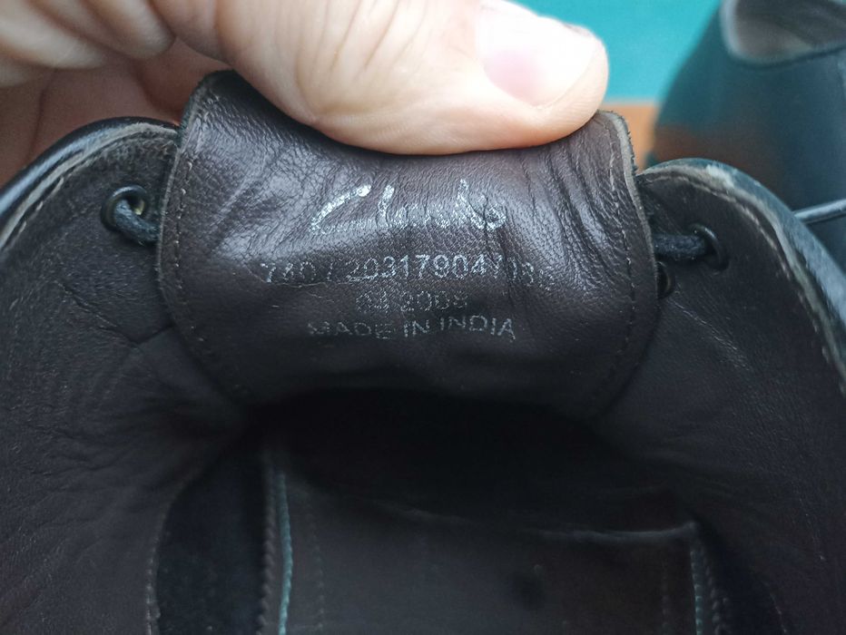 Кожаные туфли Clarks 42,5
