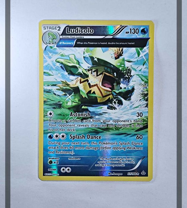 Ludicolo 37/160 PRC Reverse Holo Pokemon ENG-NM