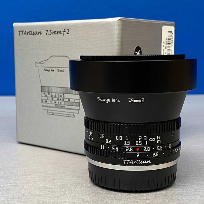 TTArtisan 7.5mm f/2 Fisheye | Fujifilm | NOVA | 3 ANOS DE GARANTIA