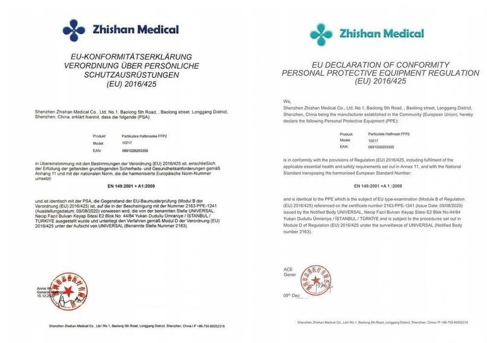 Maska Ochronna Fpp2 M15842 - 10 Szt.