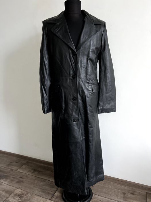 Плащ з натуральної шкіри Тренч 52 розмір