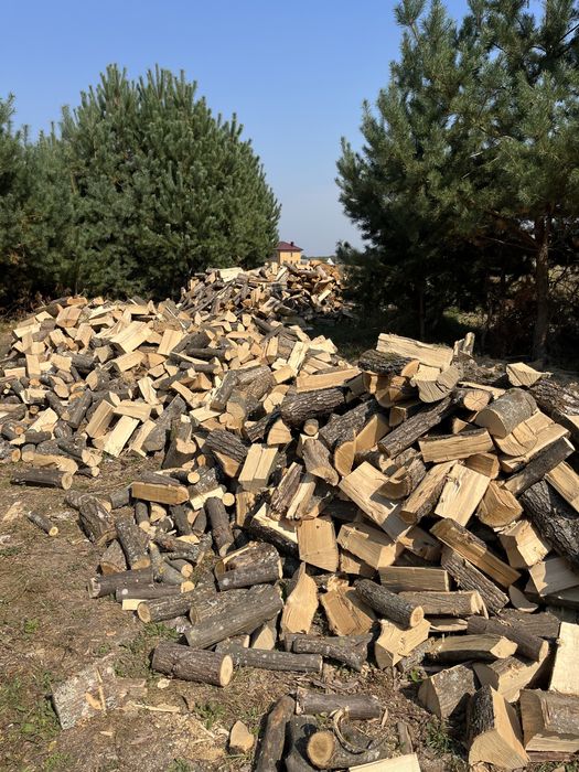 Дрова колоті,чурки порізані та метровки
