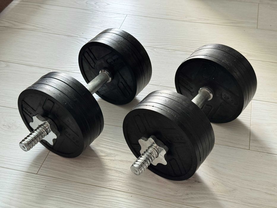 Гантели сборные RN-Sport обрезиненные 20 кг 2 шт RN_OD20