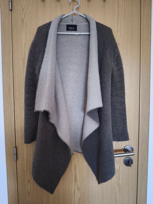 Casaco lã sem botões
