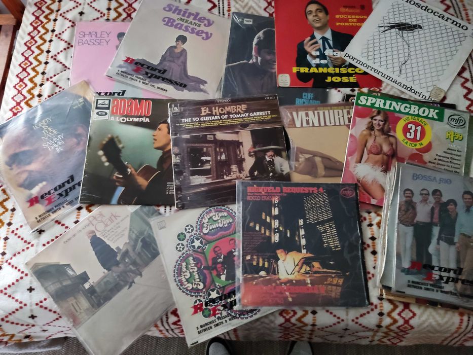 Vinil: LPs Varios Sammy Davis JR, South African Hits etc 10 cada