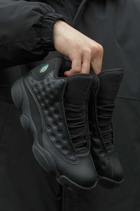 Кросівки Nike Air Jordan 13 Black Cat premium