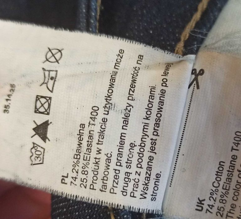 Spodnie kobiece jeans granatowy big star