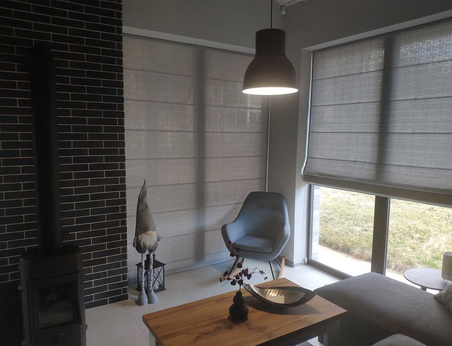 Рулонные шторы от солнца и взглядов! Римские шторы Жалюзи день ночь G1