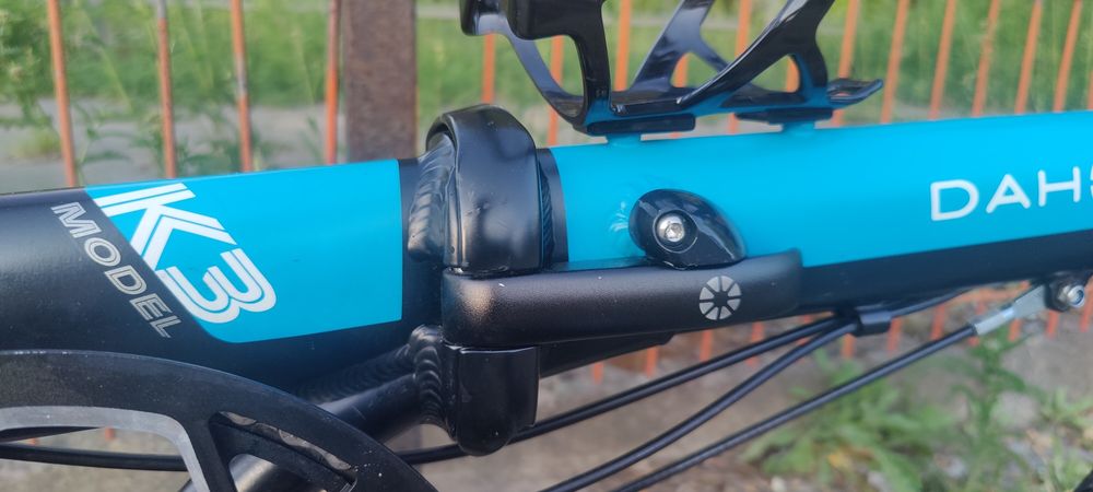 Dahon K3 niebieski – unikatowy składak, bardzo lekki, gotowy do jazdy