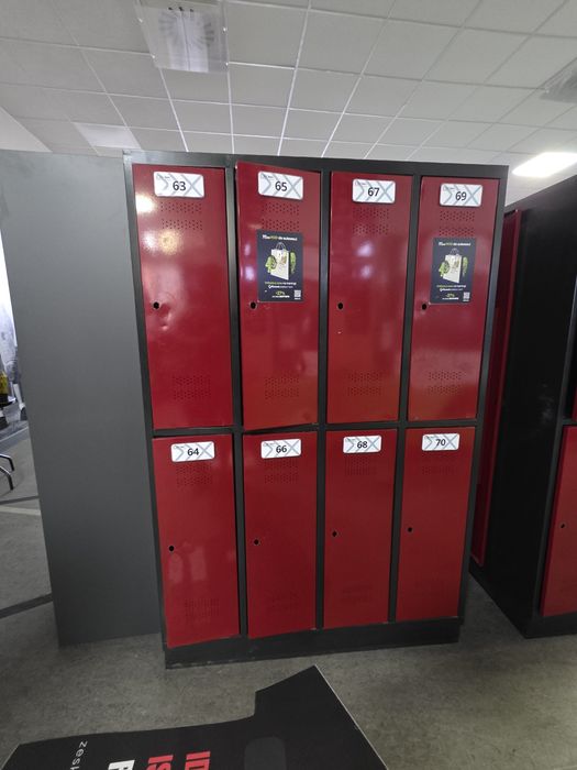 Szafki pracownicze, robocze, BHP