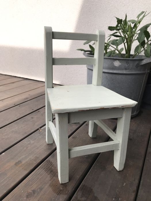 Krzesełko do sesji, małe miętowe