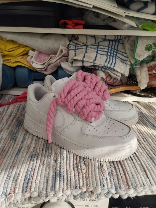 Sapatilhas Nike air force rope laces