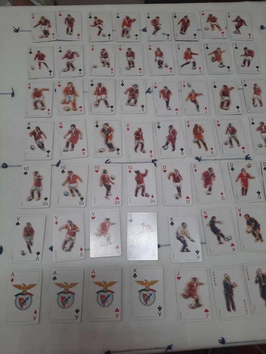 Baralho de Cartas do Benfica