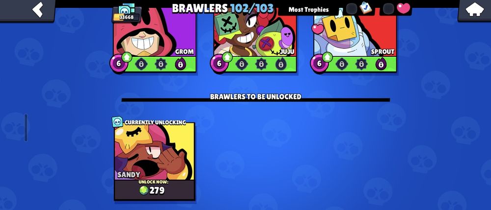 Аккаунт Brawl Stars 33600 кубків