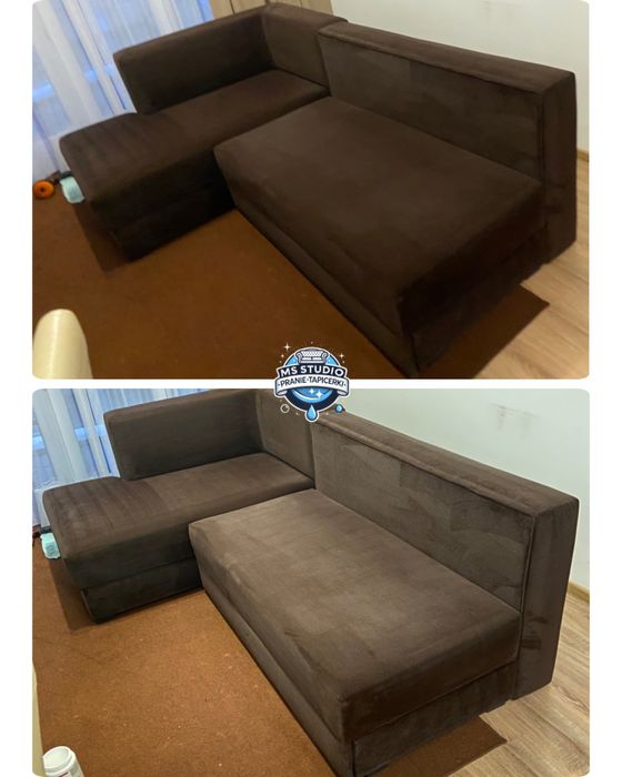 Pranie tapicerki meblowej samochodowej kanap narożników dywanów łózek