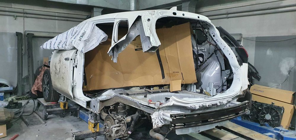 КУЗОВНОЙ РЕМОНТ. Рихтовка, сварка кузова авто. Ремонт бампера, порогов ...