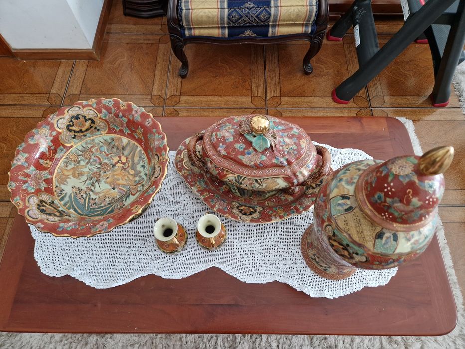 Conjunto de peças de decoração