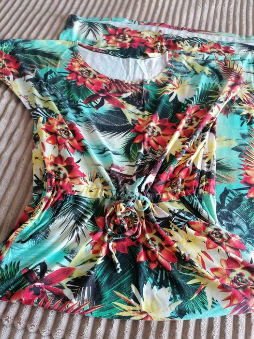 Vestido longo colorido