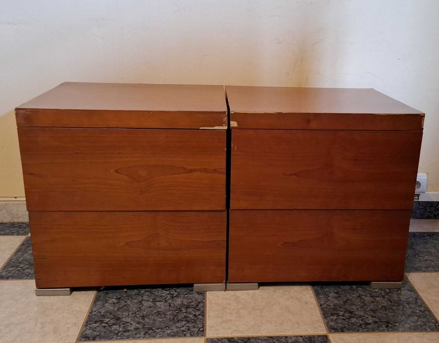 Armário madeira 4 divisões pequeno para renovação