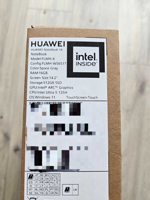 Laptop Huawei MateBook 14 2024/OLED 14,2"/Ultra 5 125H/16GB/512GB NOWY