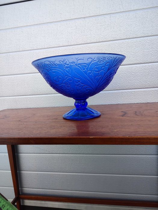 Kobaltowa Patera - Duża - Ząbkowice ? - ciekawy design - V