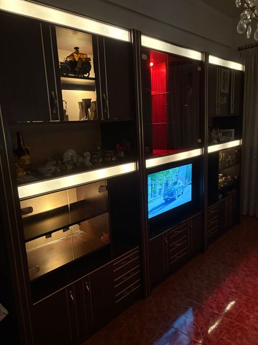 Móveis de sala com luzes
