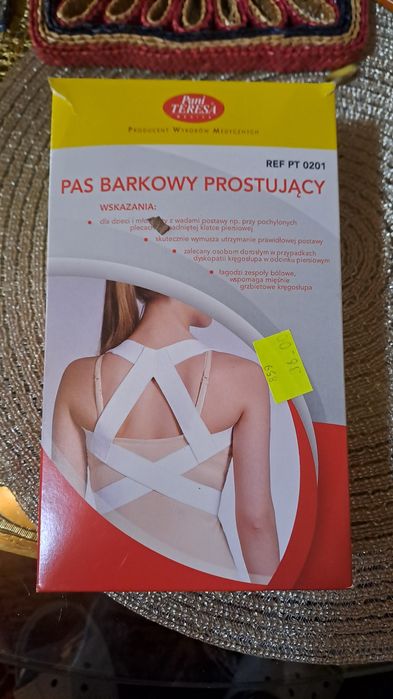 Pajączek pas barkowy prostujący proste plecy rozmiar M