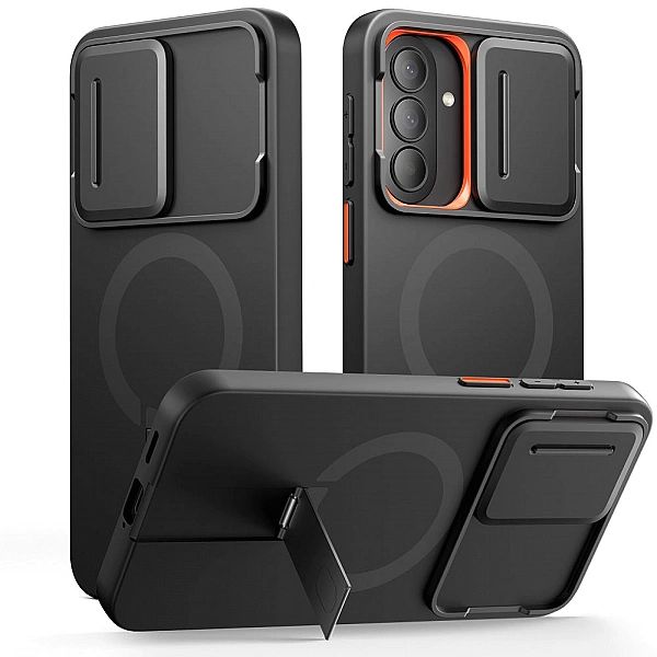 Tech-Protect Kevlar Aura Magsafe Galaxy A57 Black/Orange