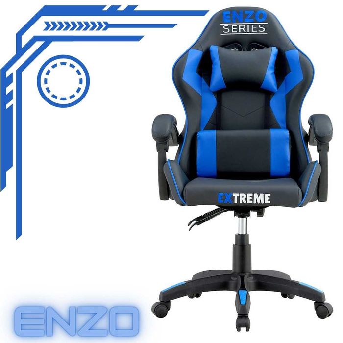 Fotel do biurka Gamingowy Extreme Enzo Blue