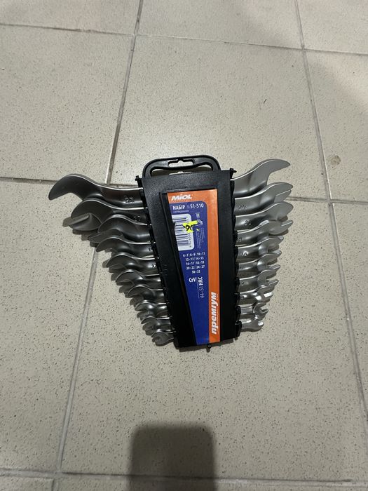 Набор рожковых ключей новый с 6 по 32