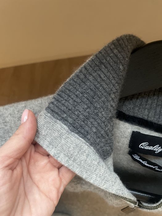 Кашемір zip светр XS гольф стиль cos