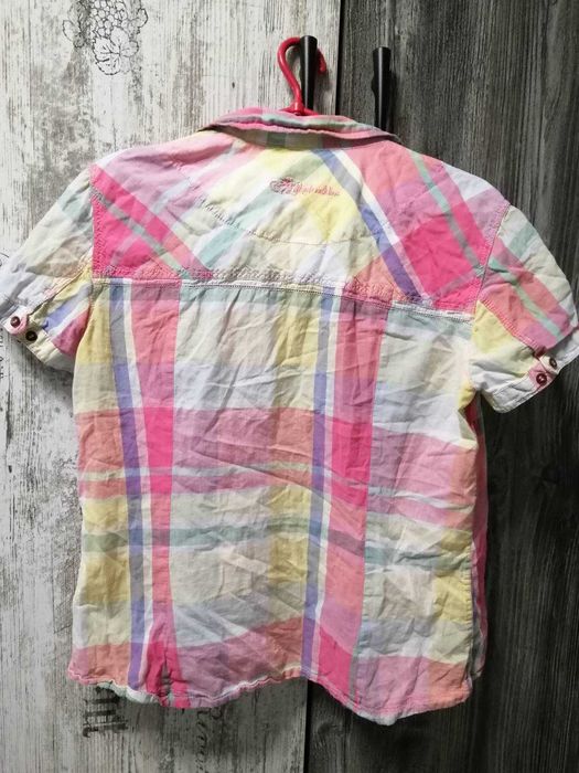 Женская блузка рубашка в клетку сорочка edc by esprit р. 40/L/48