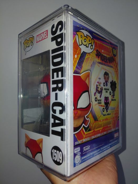 Funko Pop Spider-Man Across the Spider-verse Spider-Cat Flocked Limited Edition Ultra 5000 Pcs