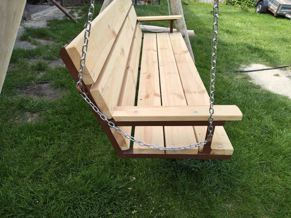 Huśtawka dębowa solidna
