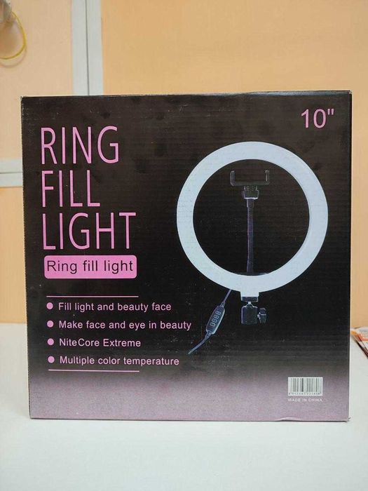 Кільцева лампа для селфі 26см Ring Fill QX260