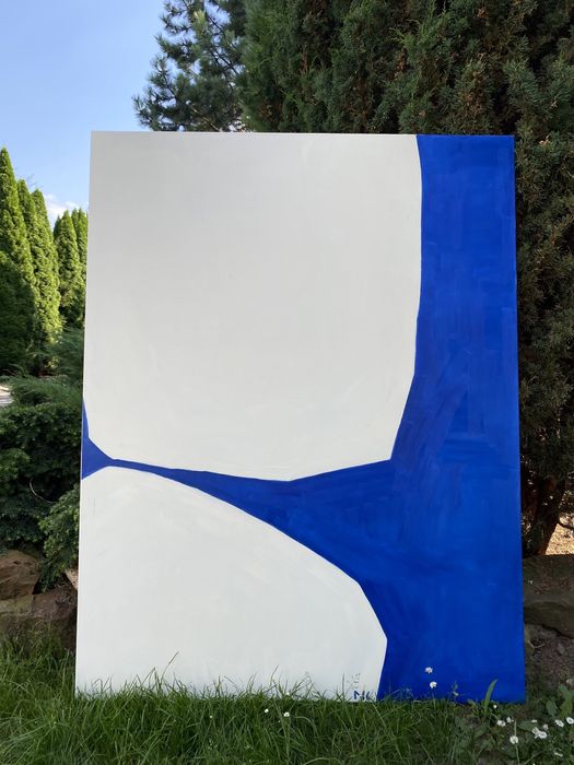 Obraz malalrstwo olejne abstrakcja duży 130/100 cm