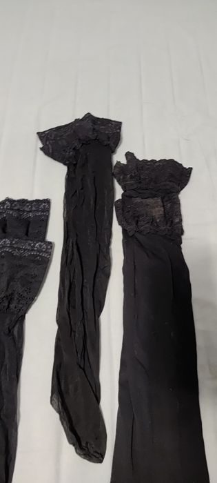 5 par pończoch  samonośnych