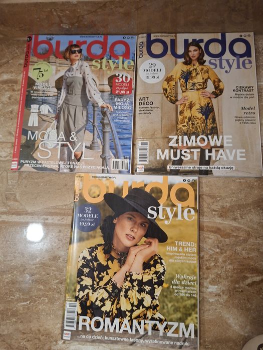 Burda z wykrojami stan bdb! Okazja !
