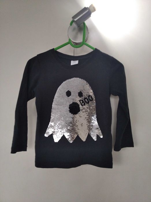 Bluzka dziecięca z cekinami r.110