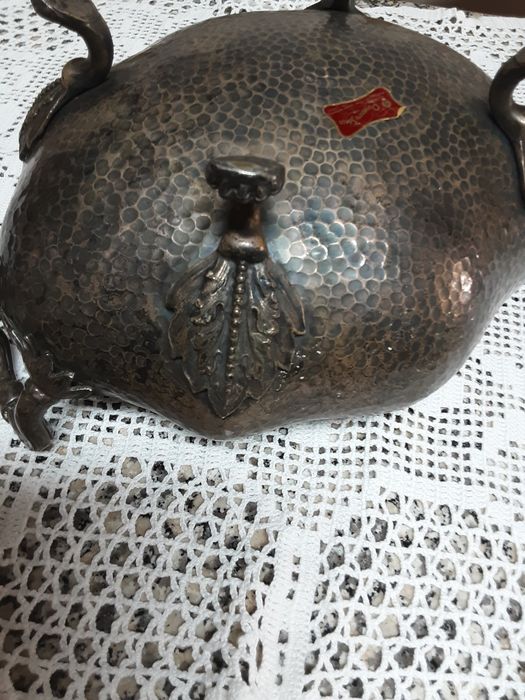 Terrina  em prata da ourivesaria Falcão Covilhã  Antiga
