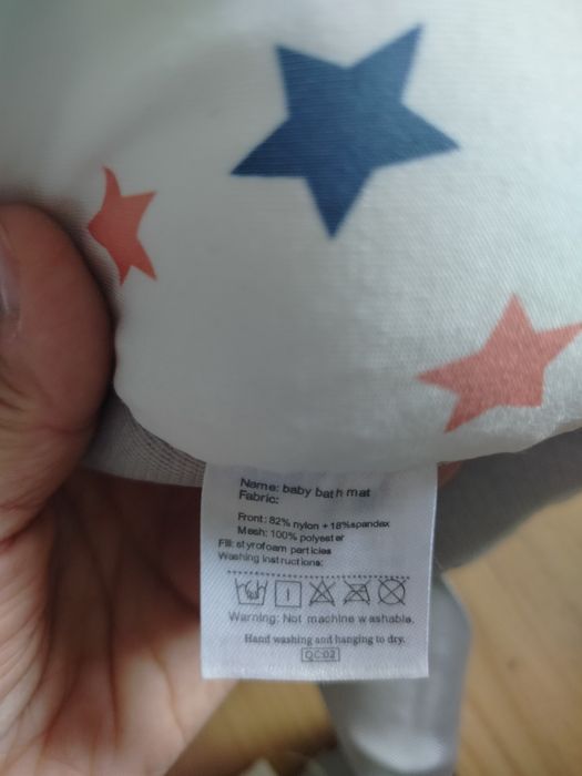 Poduszka do kąpieli dla niemowląt