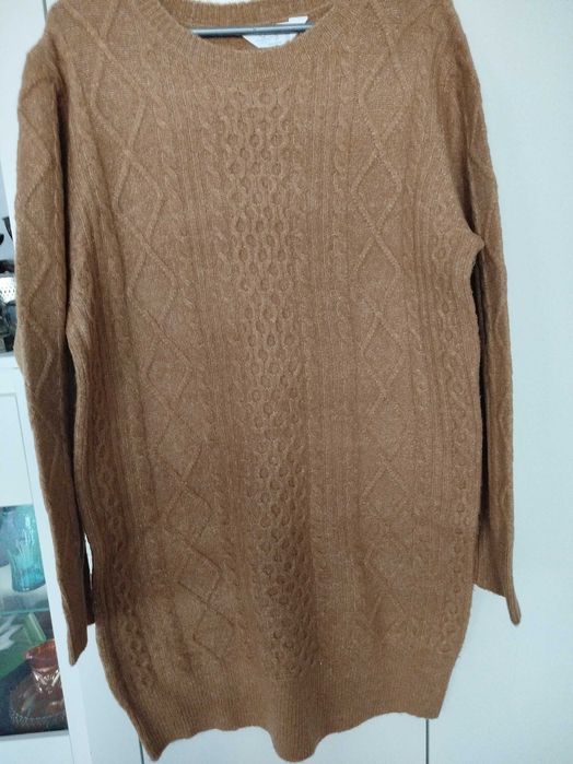 Sweter damski sukienka tunika M/L